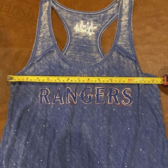 MLB Texas Rangers Touch by Alyssa Milano Women's Navy Tank Top Size Medium NWOT - Picture 6 of 8